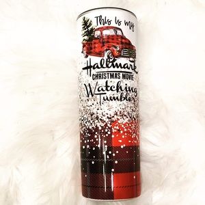 COPY - Hallmark movie watching tumbler skinny Christmas